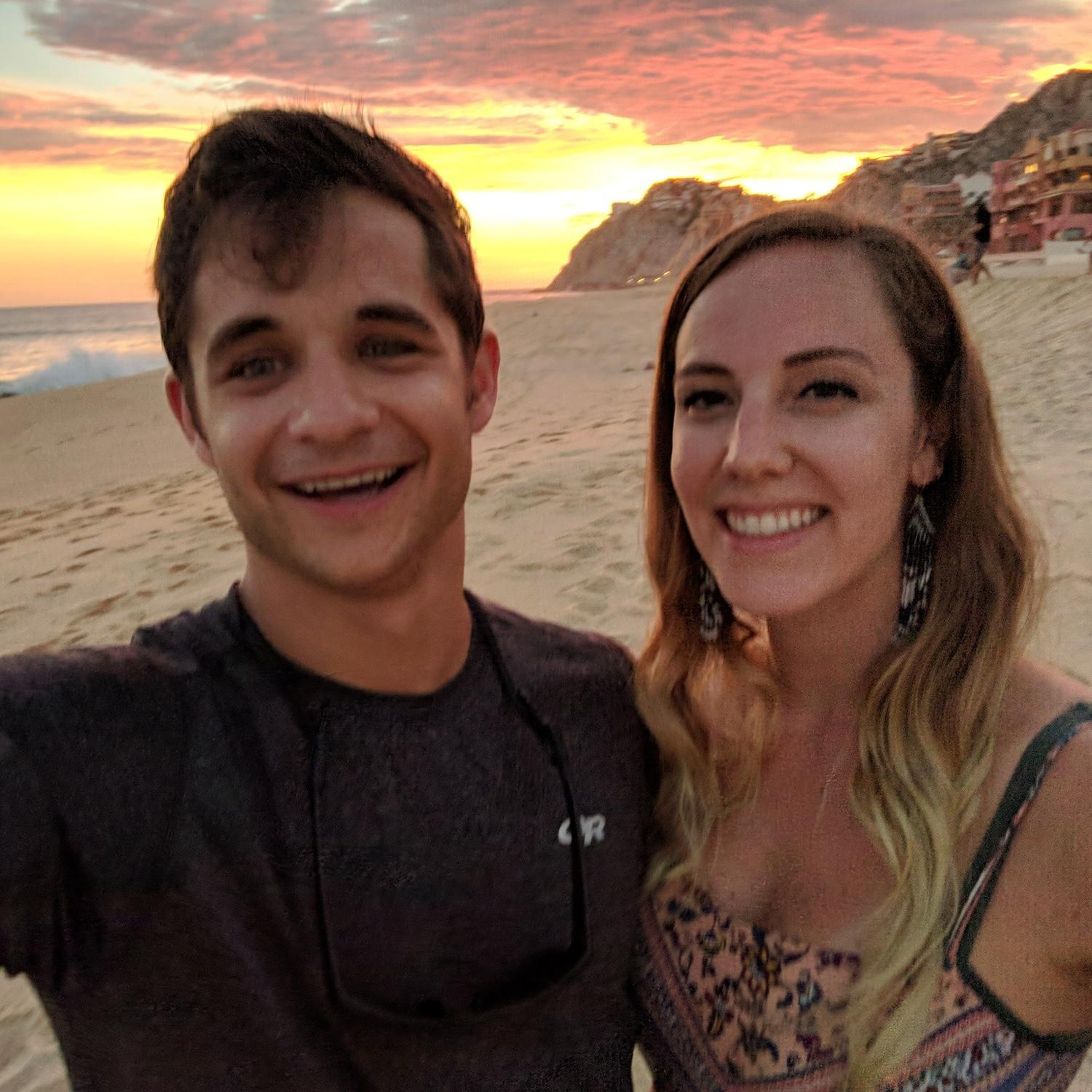 Enjoying the beach in Mexico