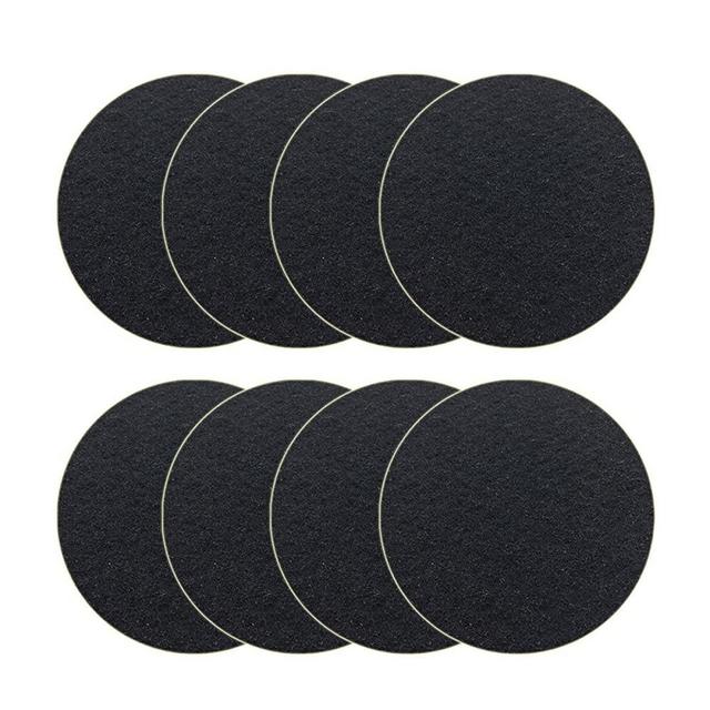 8 Pack Kitchen Compost Bin Charcoal Filter Replacements, Compost Pail Replacement Carbon Filters 7.25 inch, Round