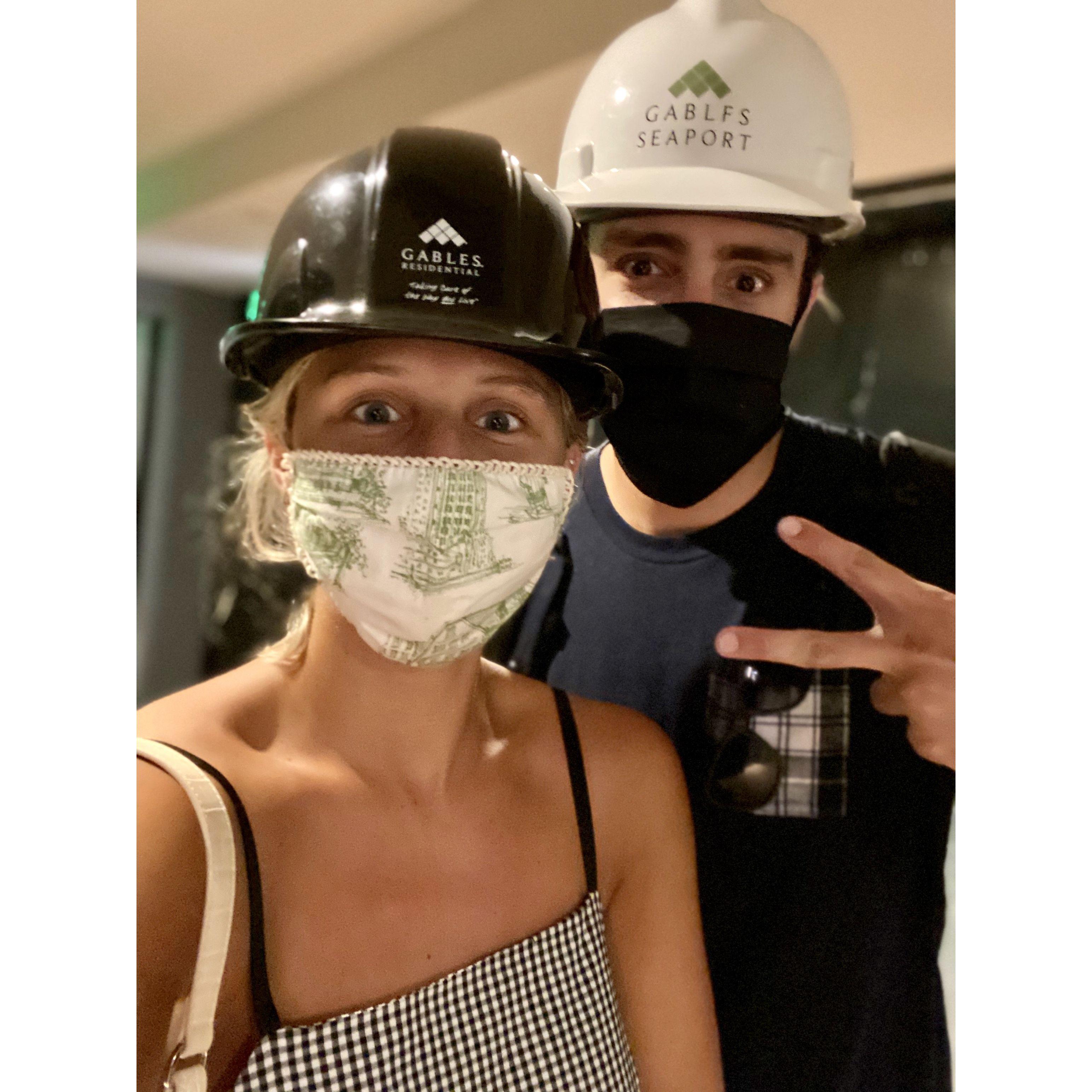 Touring our first apartment together! 