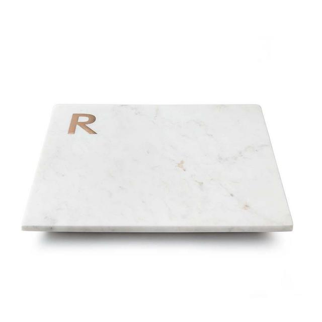 White Marble Monogram Boards, R