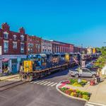 La Grange Main Street and Shops