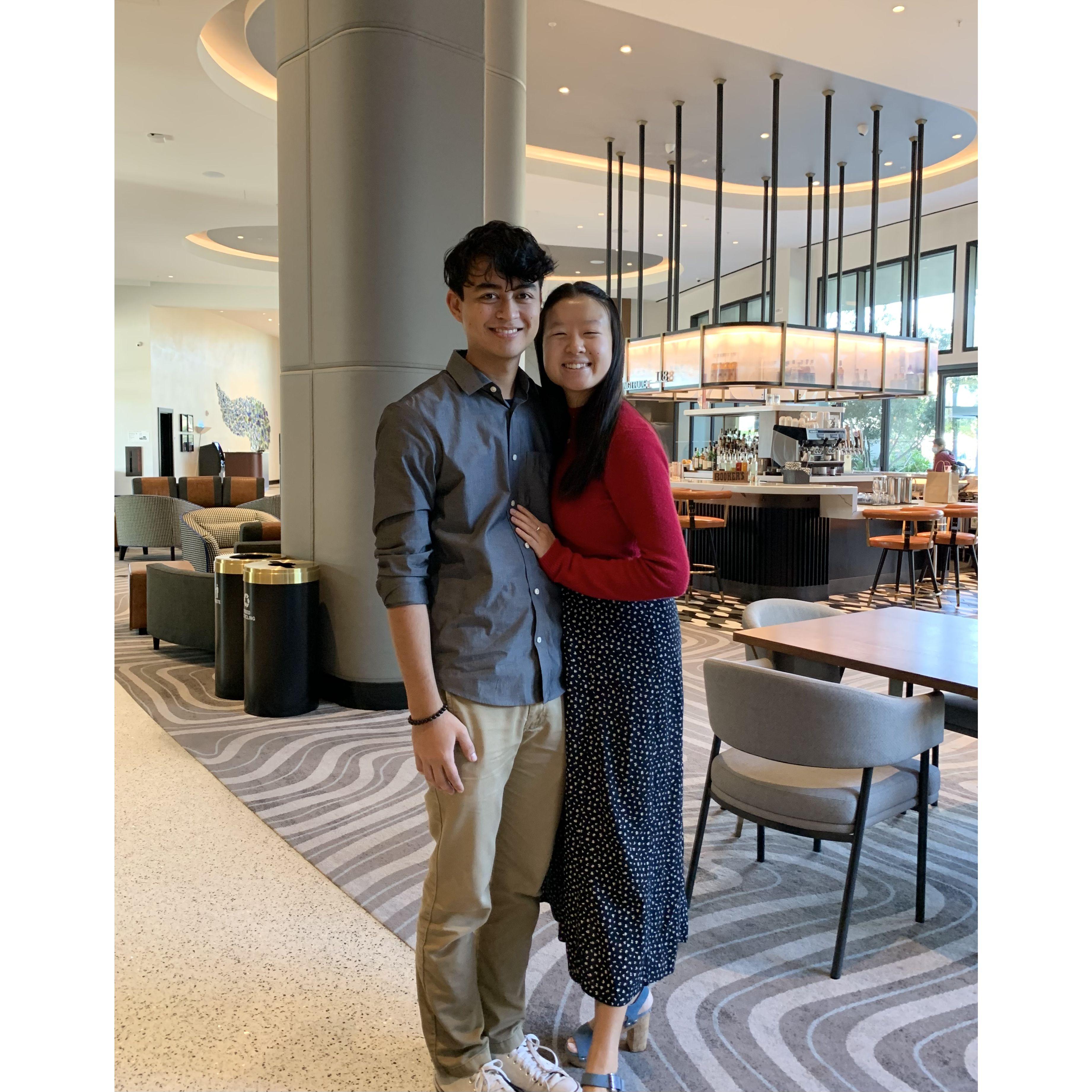 11.25.21. 
First Thanksgiving together!