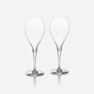 baccarat oenologie champagne flute, pair