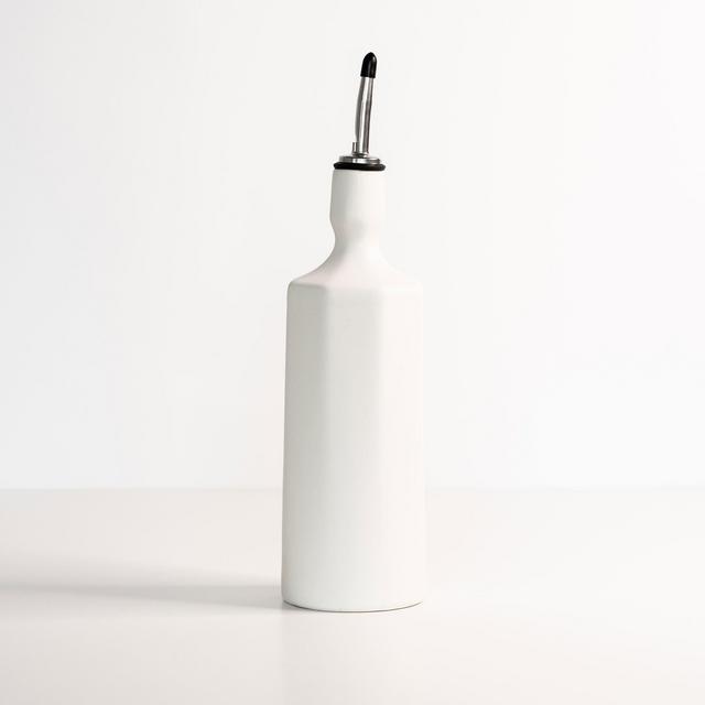 Elixir Porcelain Olive Oil Dispenser - Silk White