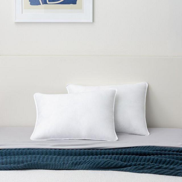 Polyester / Polyfill Medium Support Pillow (Set of 2)