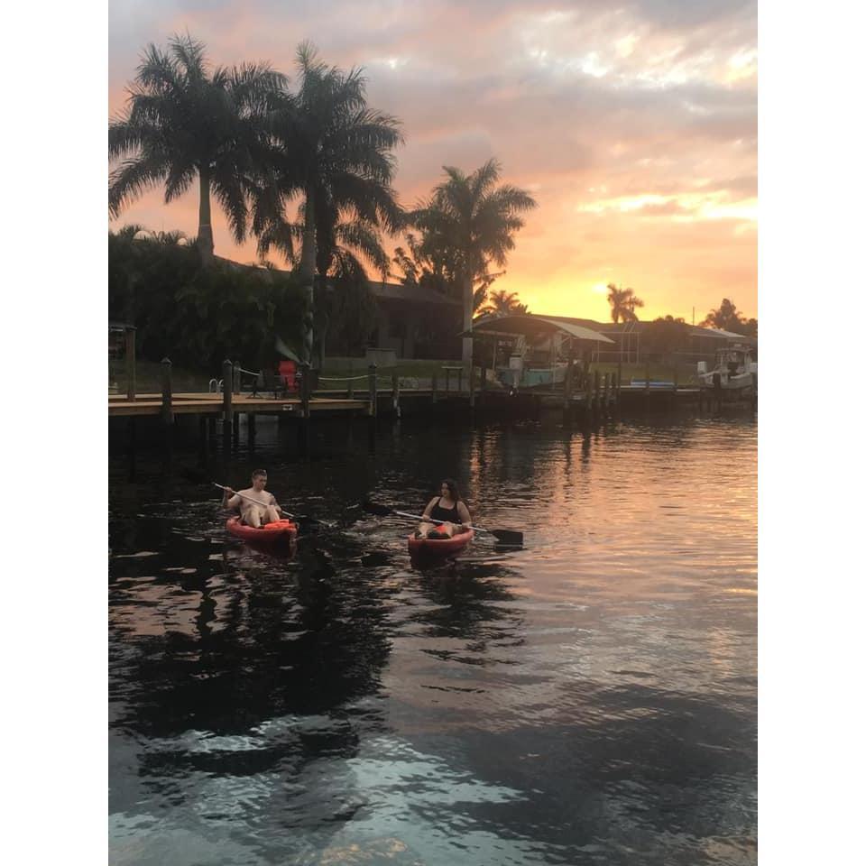 First vacation taken together with Joe's family to Florida. Baylee and Joe went on a kayaking adventure and loved every minute of it!