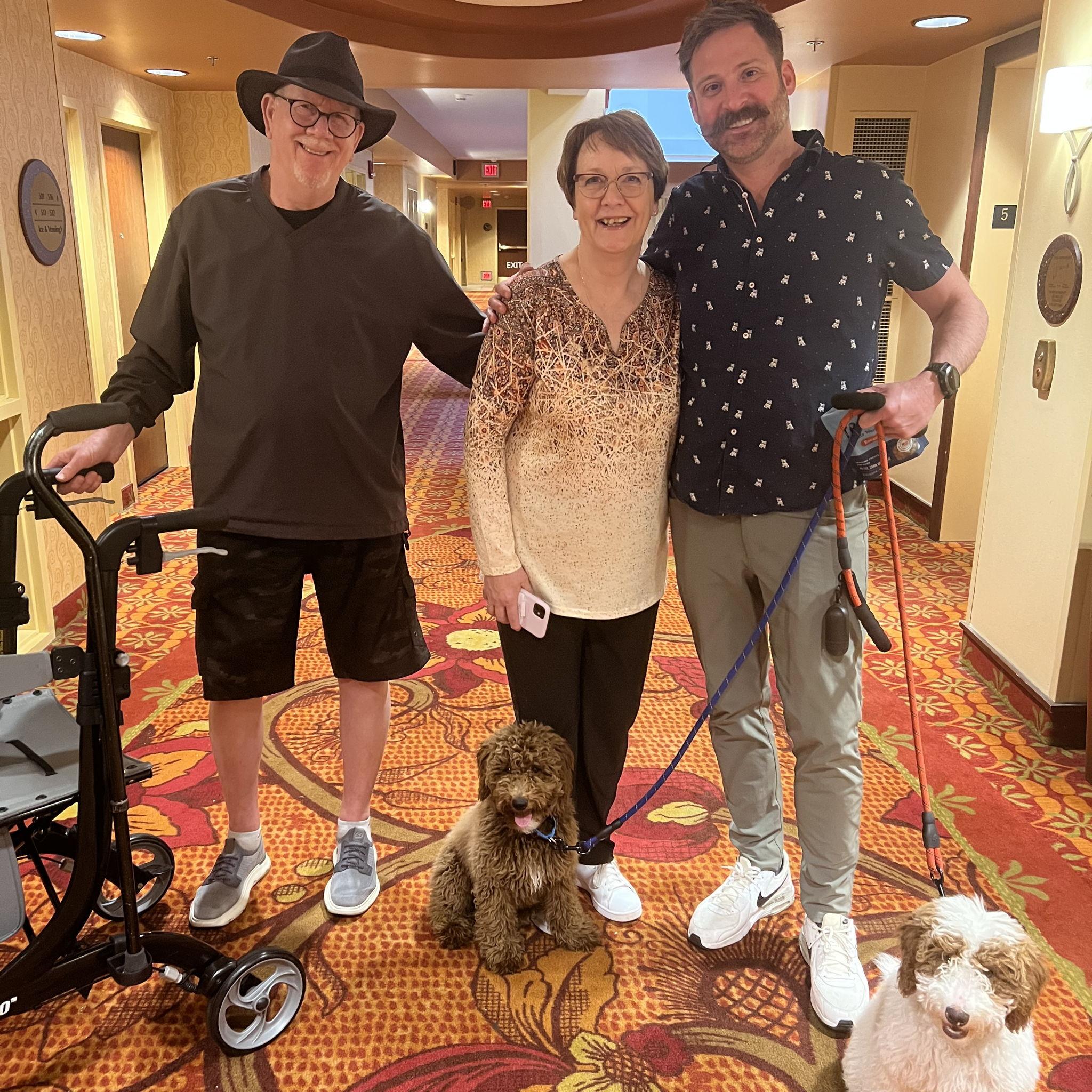 Meeting Nene and Papa in Oklahoma.