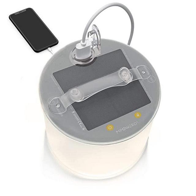 MPOWERD Luci Base: Solar Inflatable Lantern + Power Bank