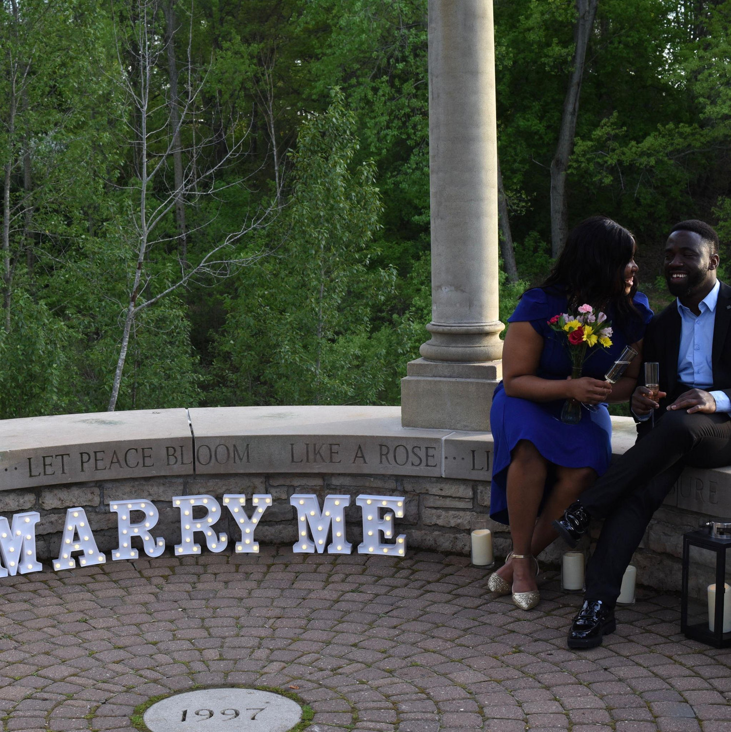 When he proposed
