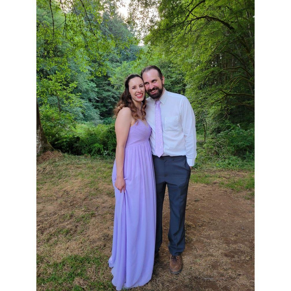 Jess (Kayla's sister) and Matt's wedding, July 2022.