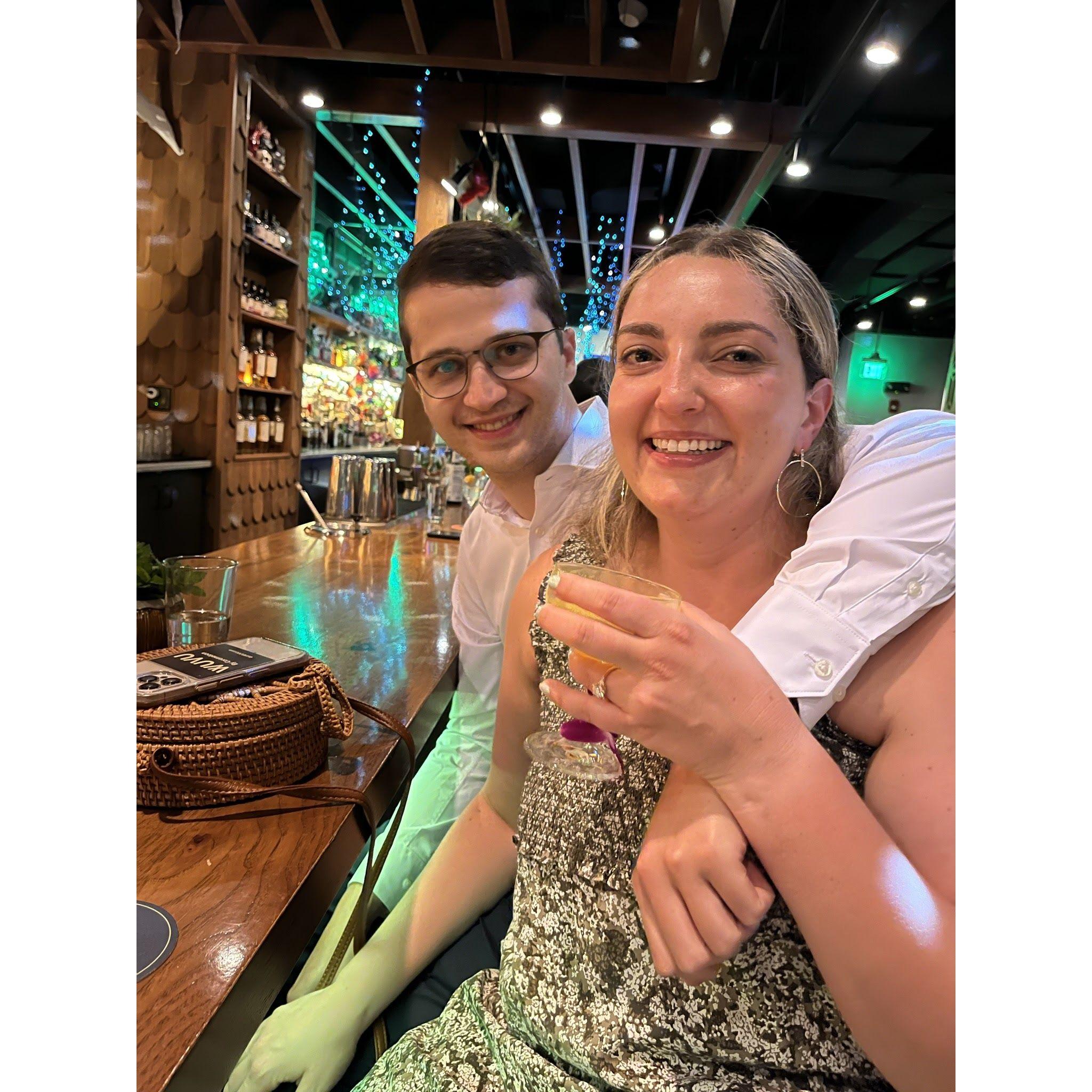 As always, we celebrated with sushi!