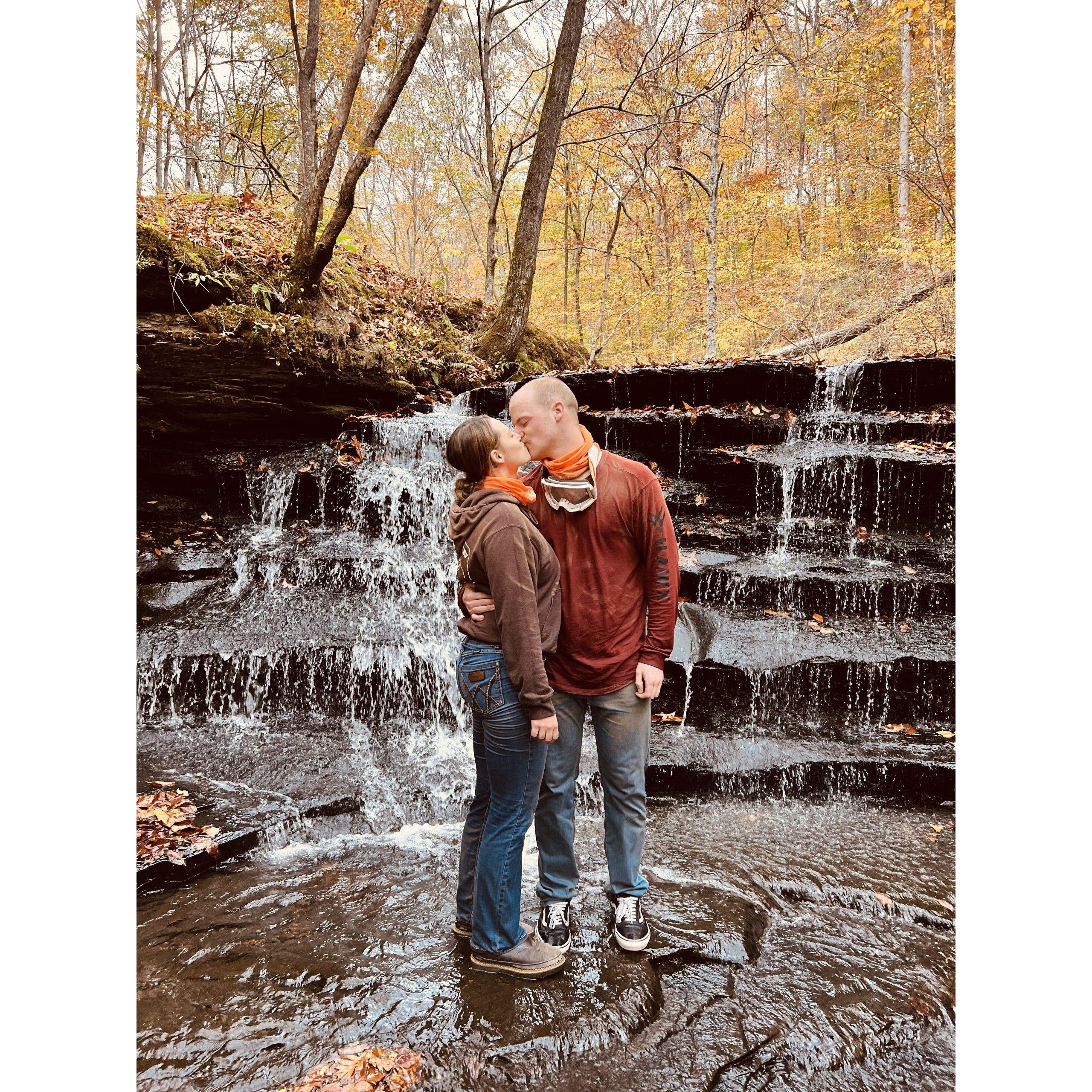 Soaking wet with after an unforgettable side-by-side trip in the Tennesee hills with a perfect ending.