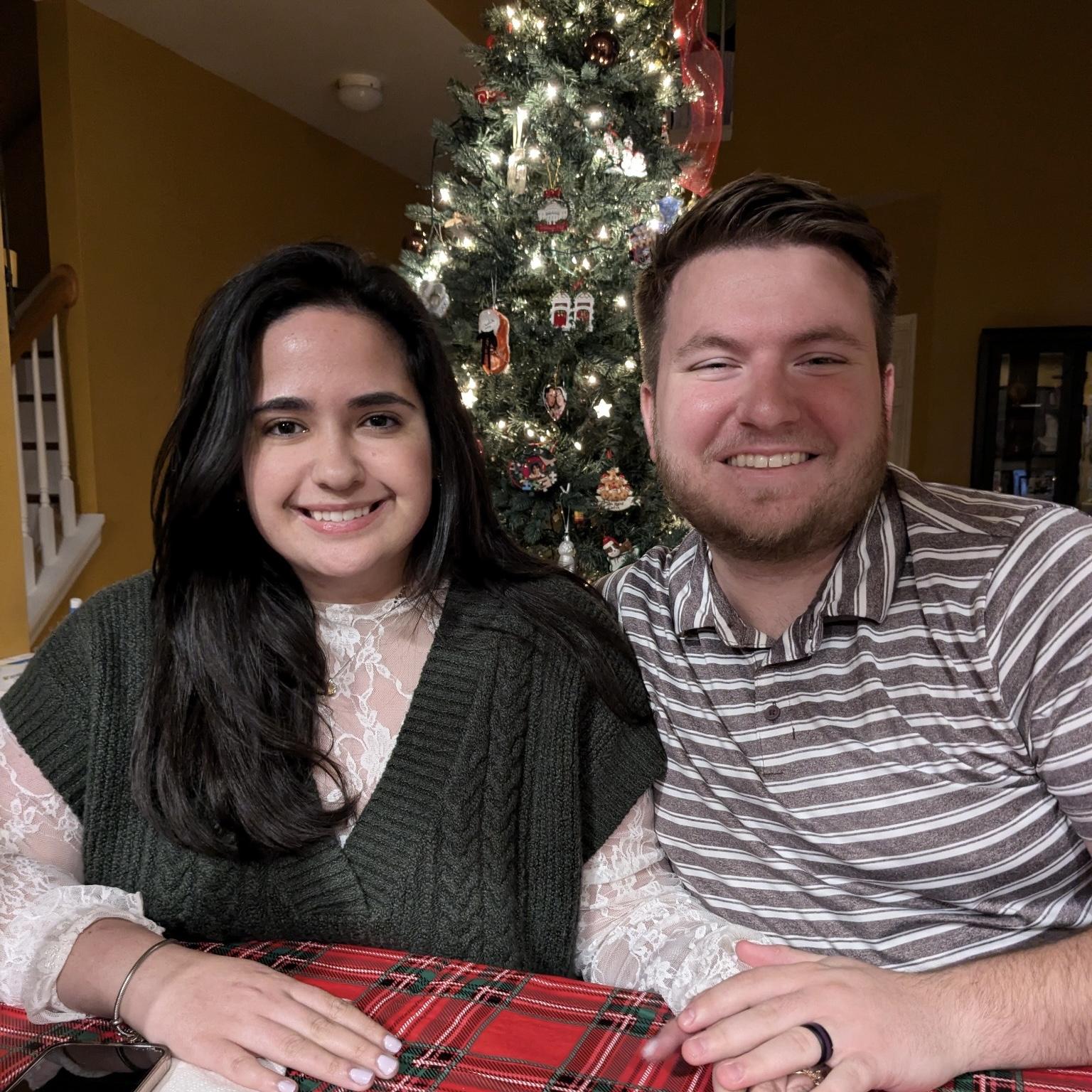 Last Christmas as fiancés!
