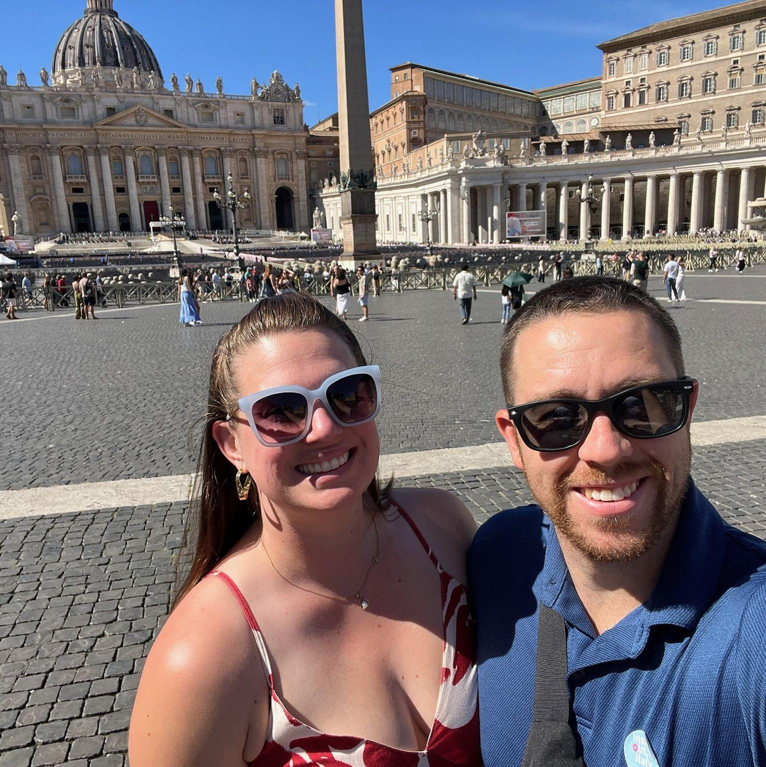 St. Peter's Basilica - we got to listen to a mass while we were there.
