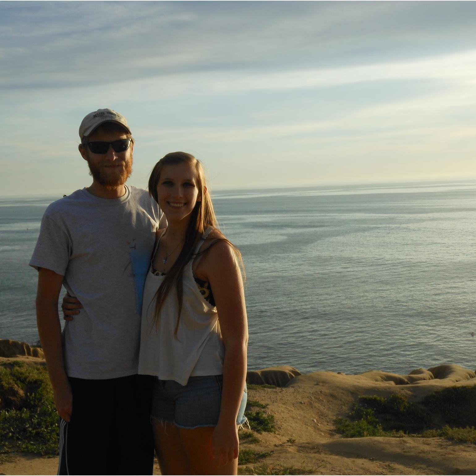 At La Jolla beach-- March 2015