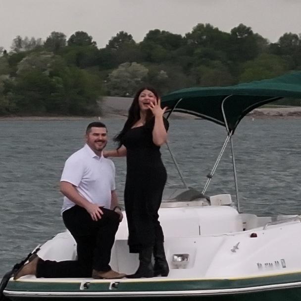 Zach proposed to Leanna on their boat, which is now called “The Marry Me”