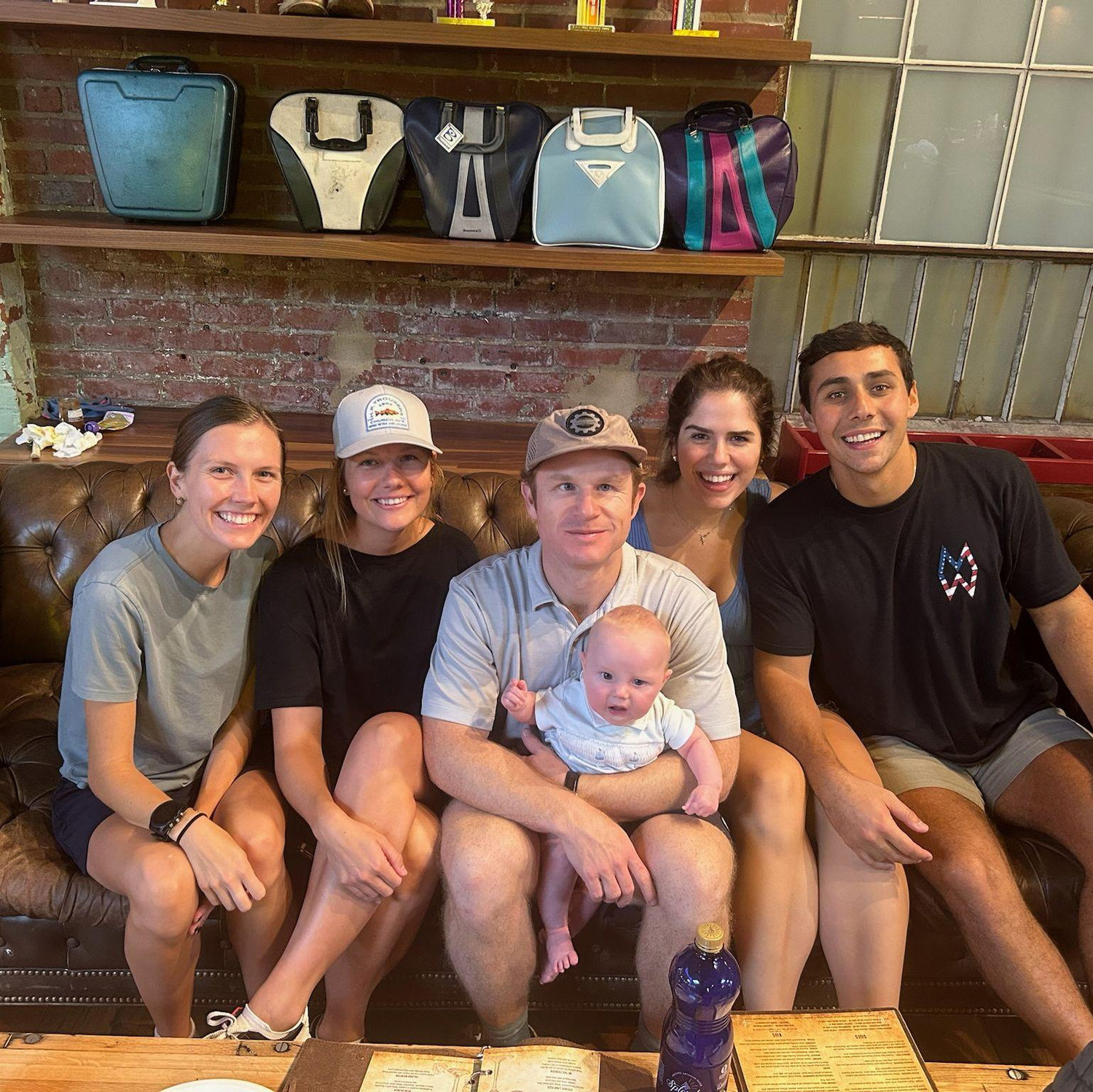 Hanging out with sweet baby Wilson and the Illderton crew!