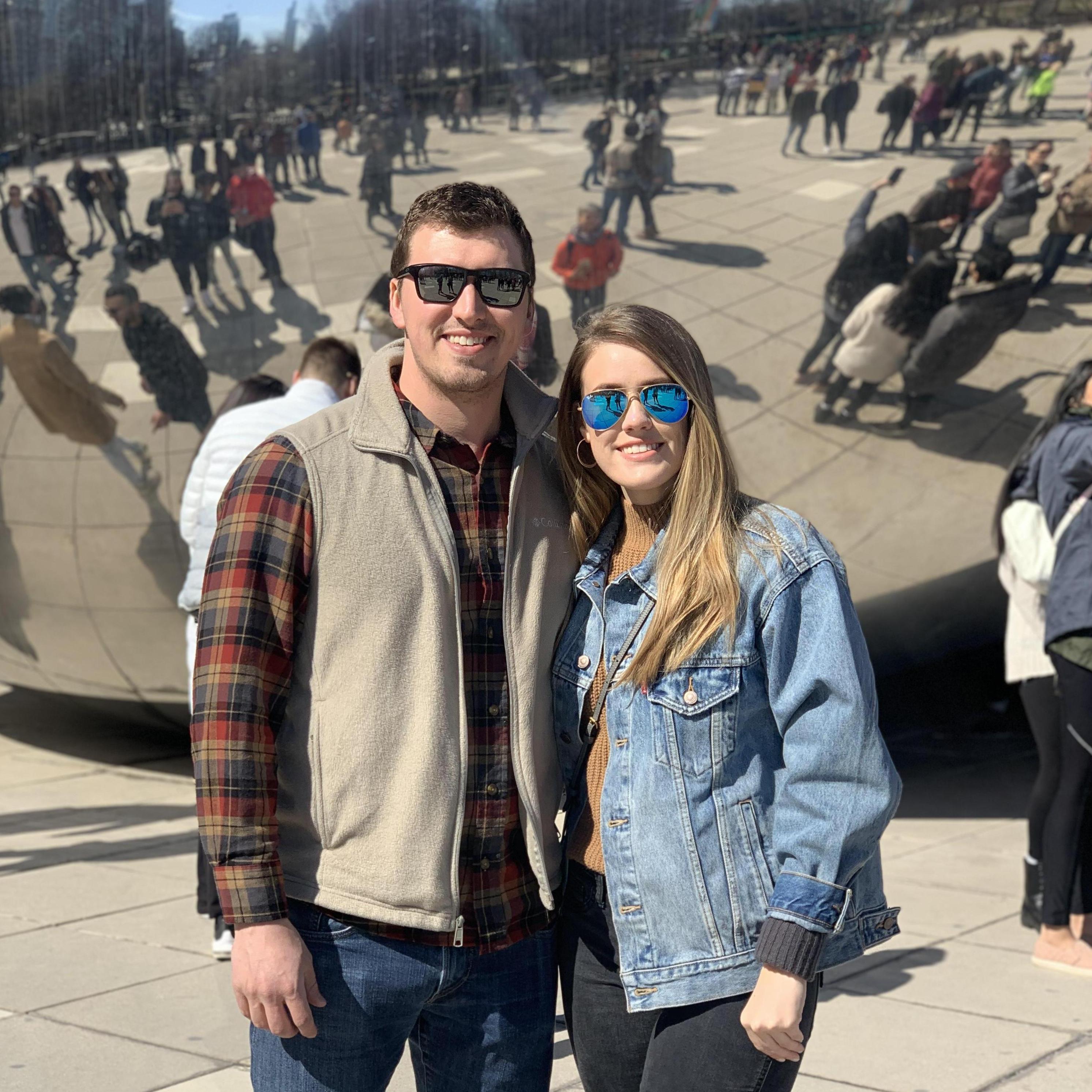 Visiting the bean!