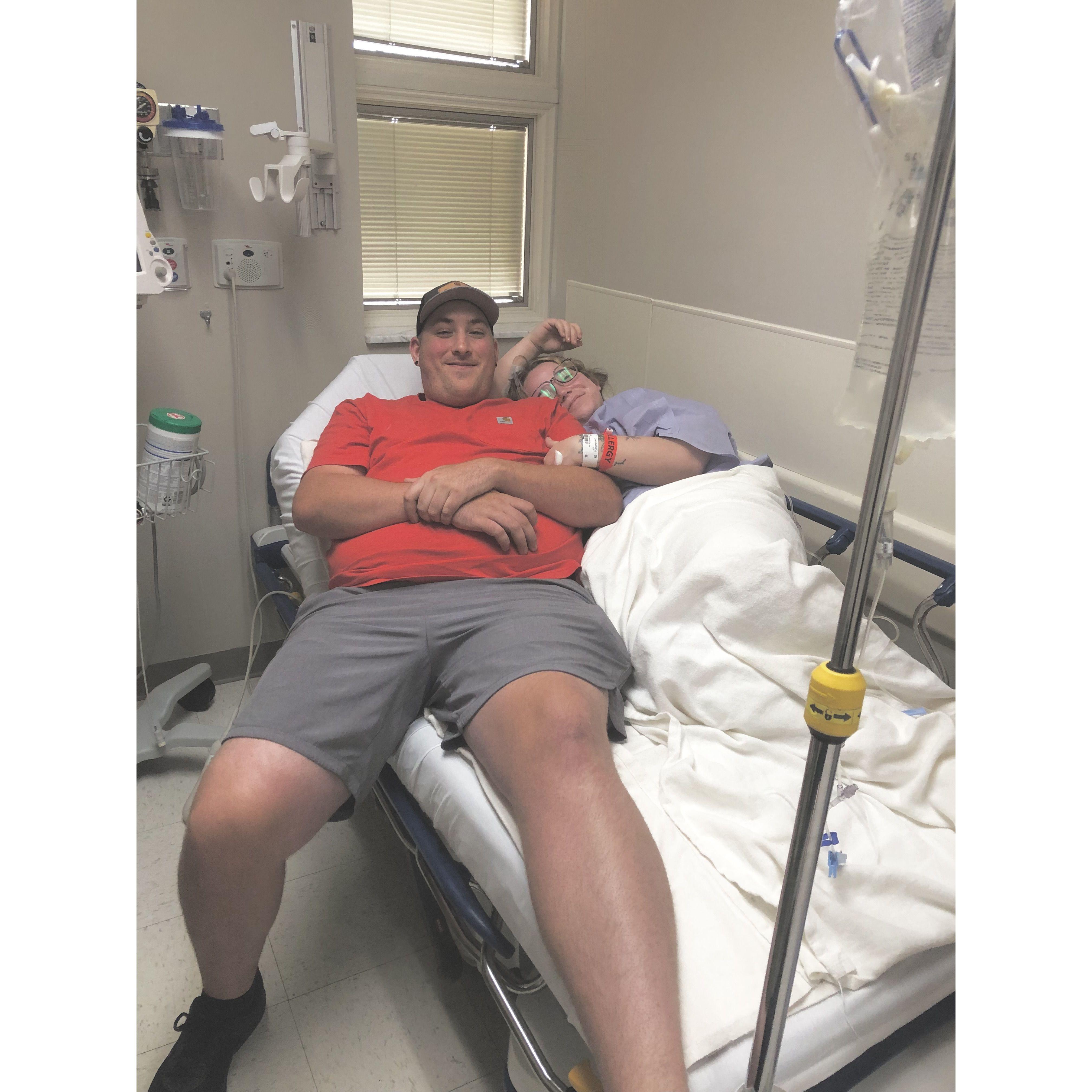 Always making room to snuggle with my love lol!