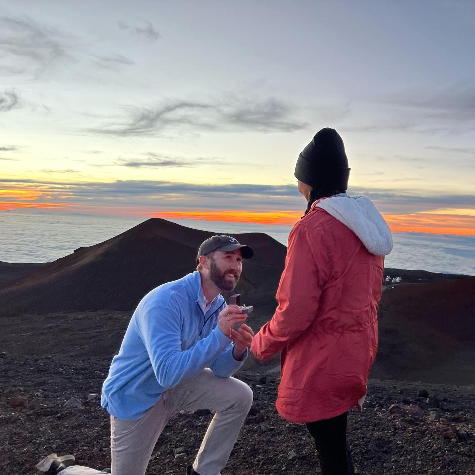 The proposal! 
Oct. 28, 2021 | Hilo, Hawaii | Mauna Kea