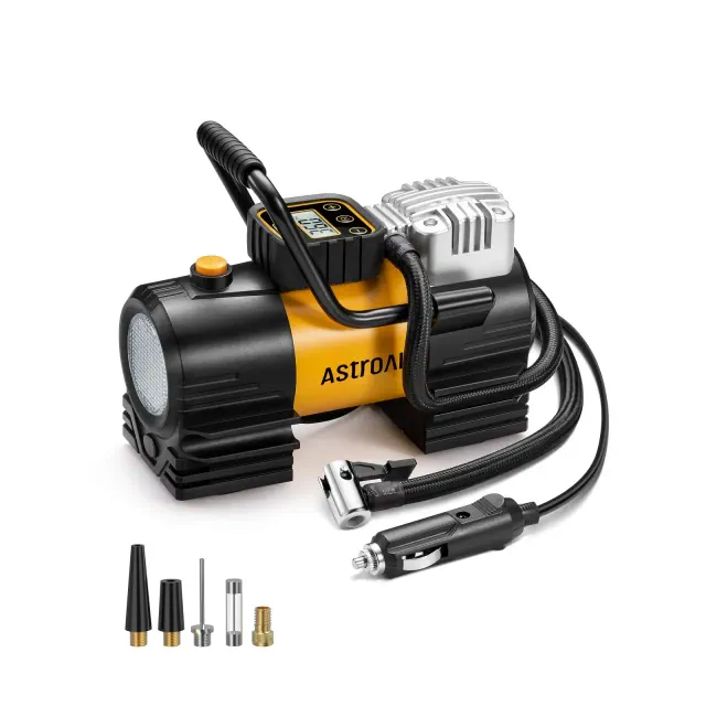 AstroAI Tire Inflator Portable Air Compressor 150 PSI 12V DC Tire Pump for Car