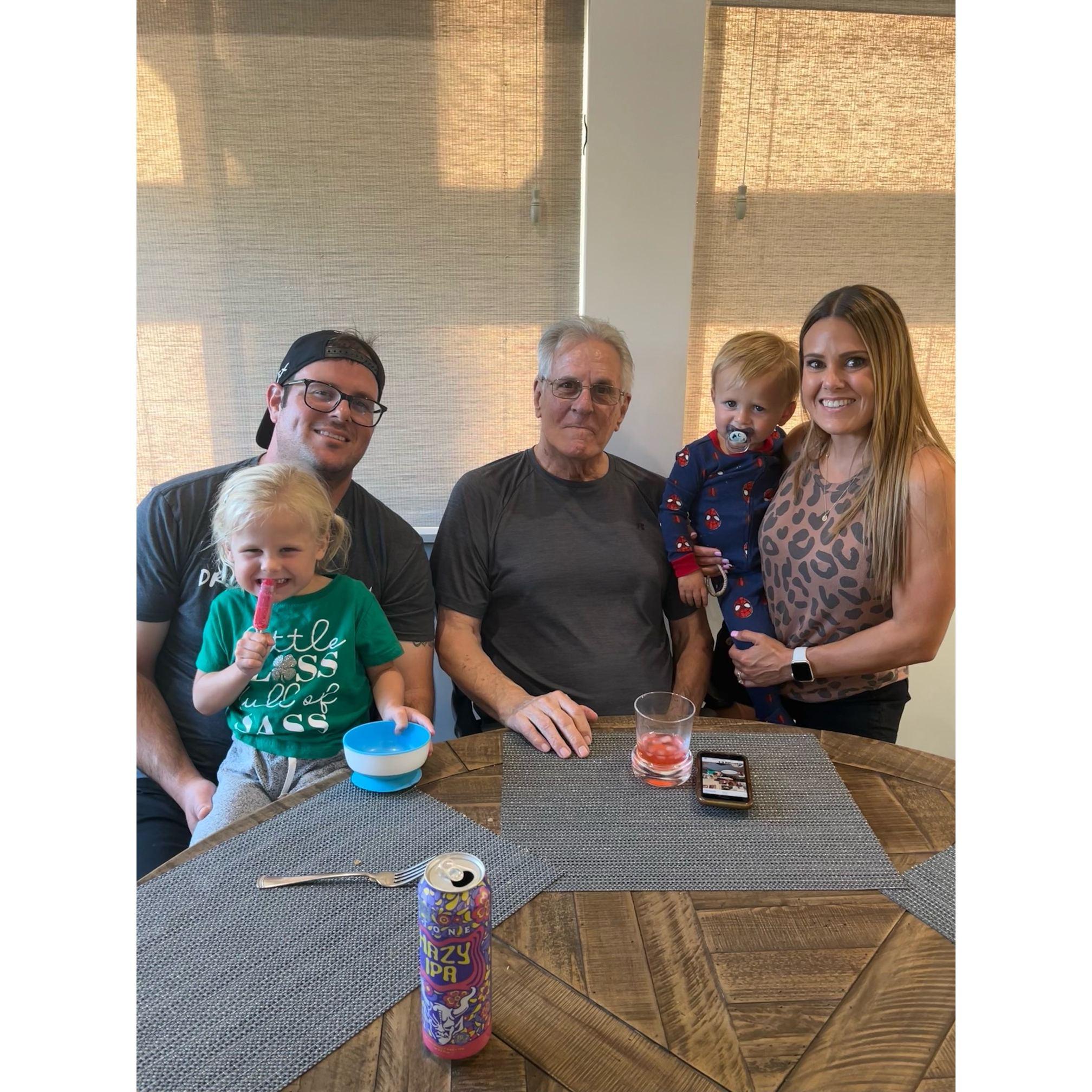 Casey, Harper, Ray, Mack and Carrie August 2022