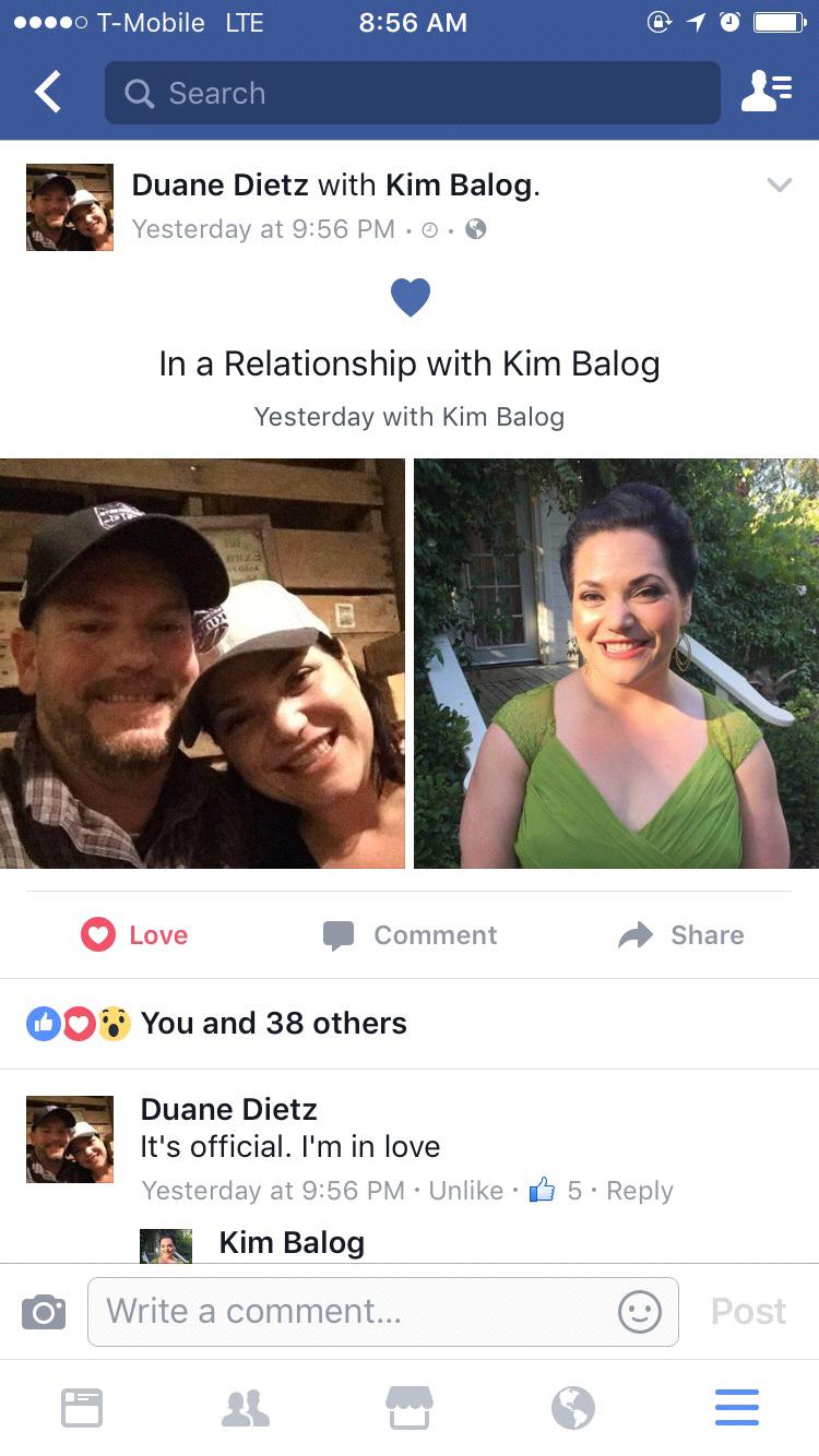 2016: FB official