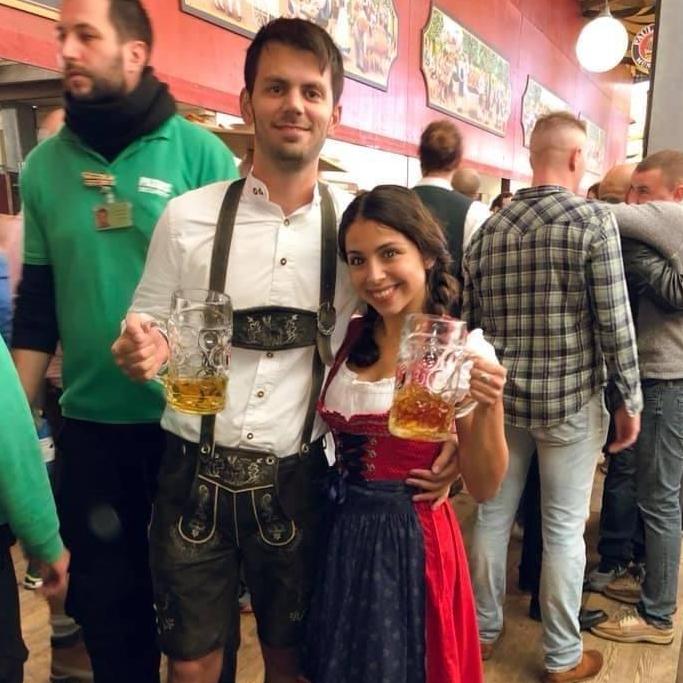In 2019, Robbie and Katarina traveled to Germany for Oktoberfest. It was Robbie's first trip abroad! They visited Avignon & Leon in France and then Madrid in Spain. It was a memorable trip!