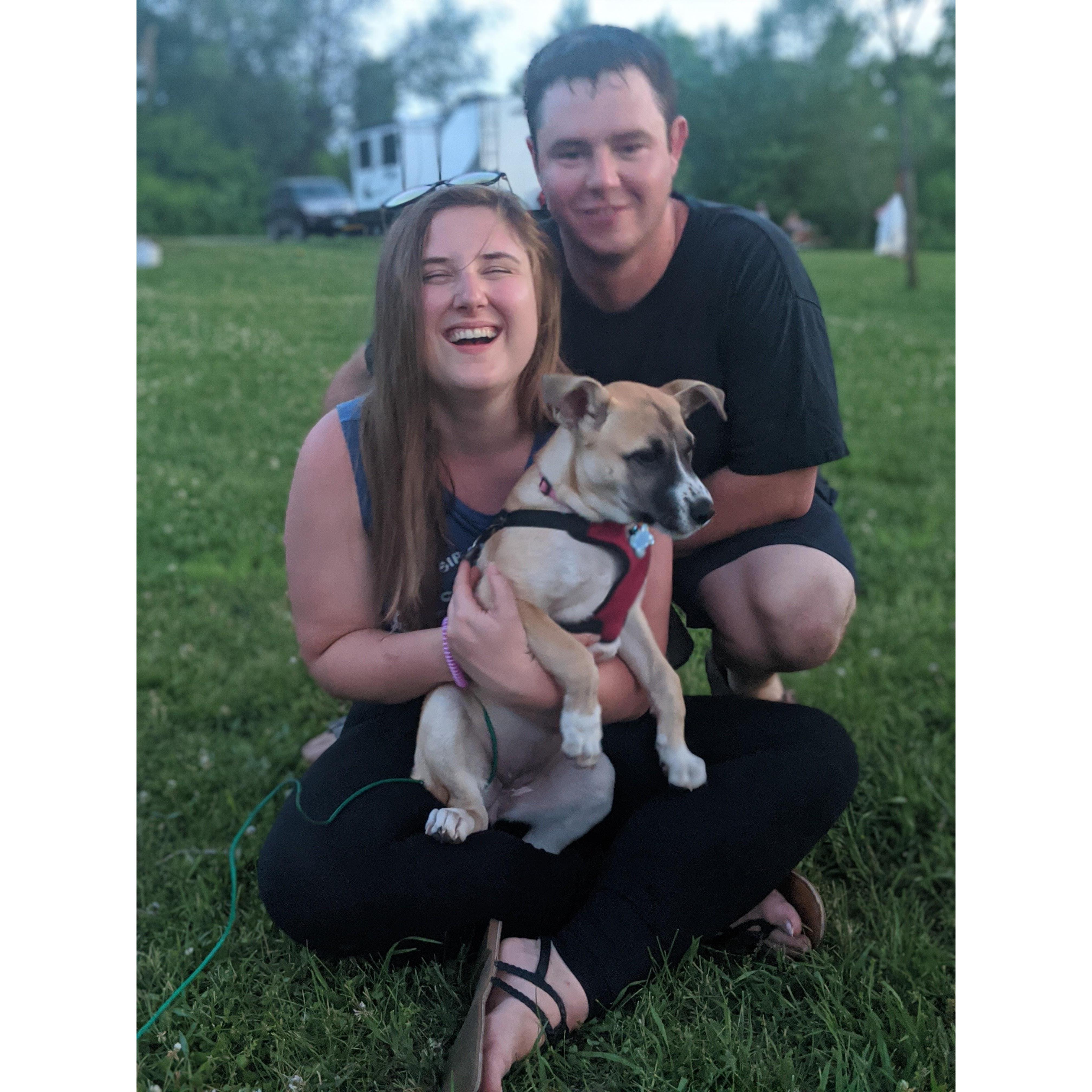 Lucy Bou's first camping trip!