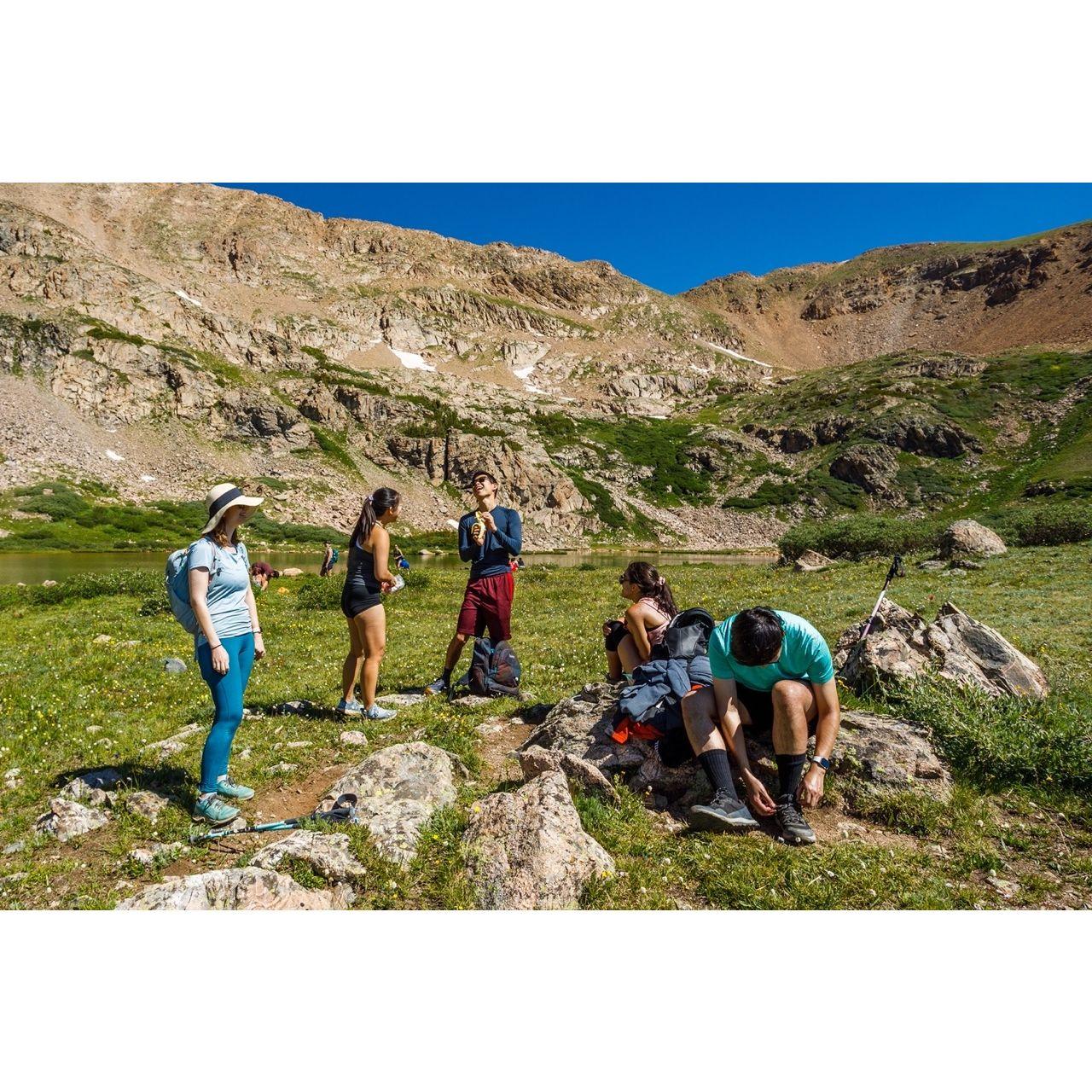 We went hiking with some friends in true Colorado spirit.