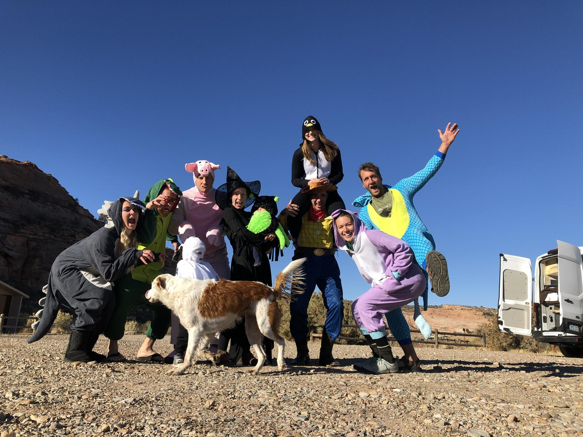 Halloween in Moab, UT