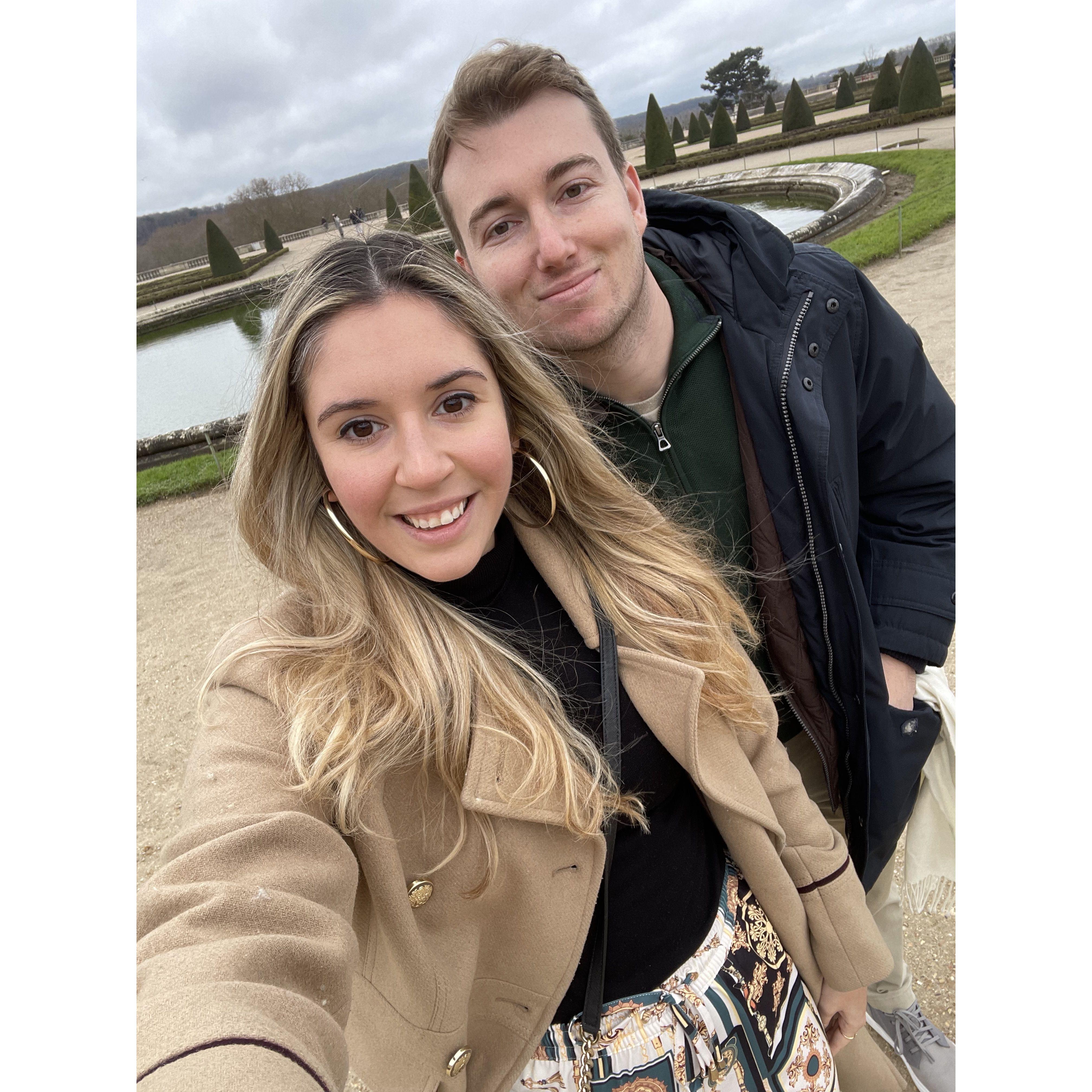 Palace of Versailles - our first European trip together
