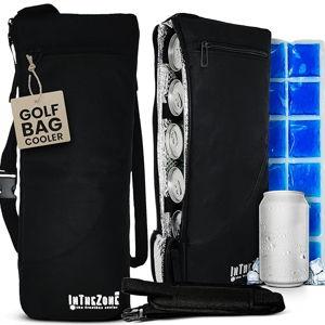 Frostbox Golf Bag Cooler with Ice Pack | Insulated 6-Can Beer Sleeve | Stays Cold for Hours Discreet Hidden Design - Fits in Golf Bag