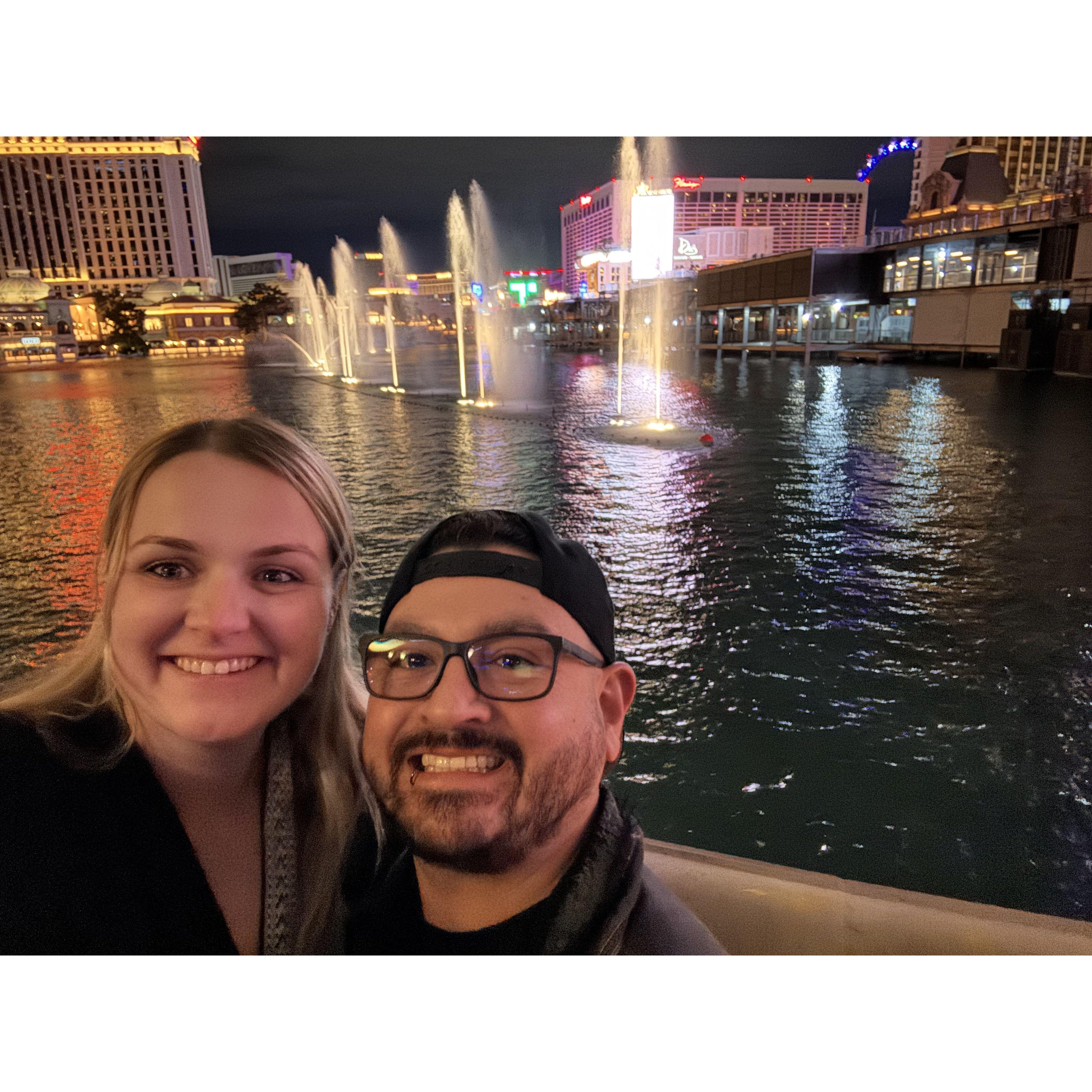 The fountains at the Bellagio in Las Vegas, NV - October, 2024