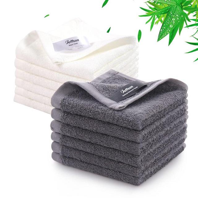 Baby Washcloths 12 Pack, 10x10 inch Heavenly Soft Wash Cloths for Face and Body, Gentle & Safe White Face Towels on Sensitive Skin, Baby Essentials Bath Shower Gifts for Newborn Kid Toddler Children