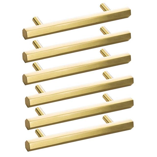 BINO 6-Pack 6" Cabinet Handles Drawer Pulls - Cabinet Pulls for Kitchen Cabinet Hardware