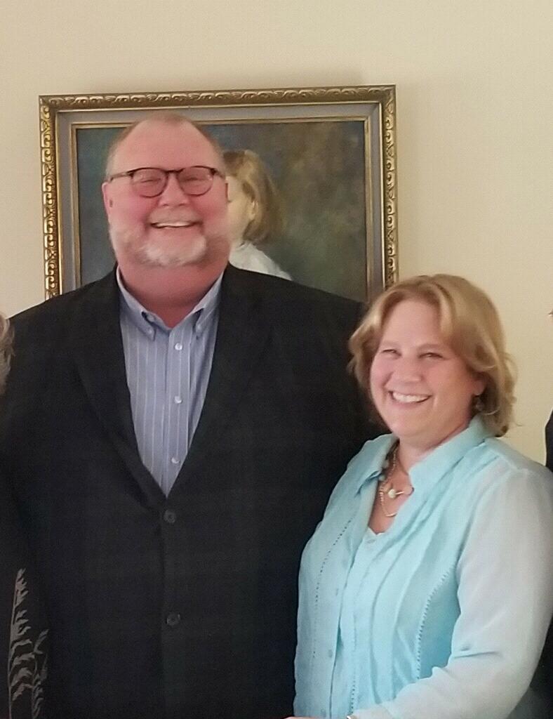 Maureen and Timothy on the day of their engagement on the Solemnity of the Immaculate Conception December 8, 2019. The Devlins held a wonderful surprise party at her parent's home.
