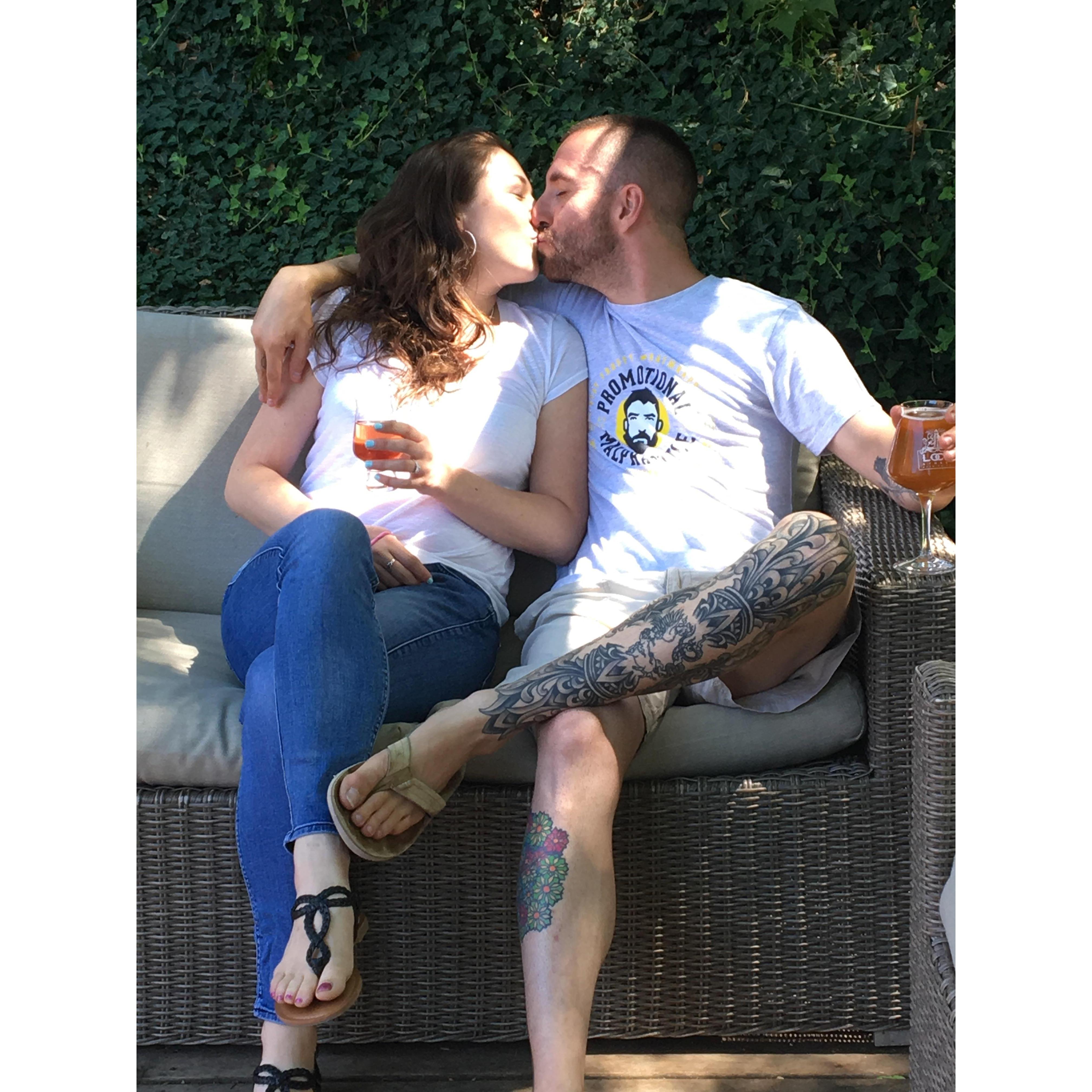 On our "engagement trip"