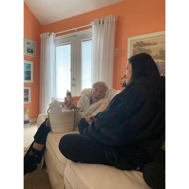 Spending time with my favorite Taurus girl Naunie. In our hearts forever angel.