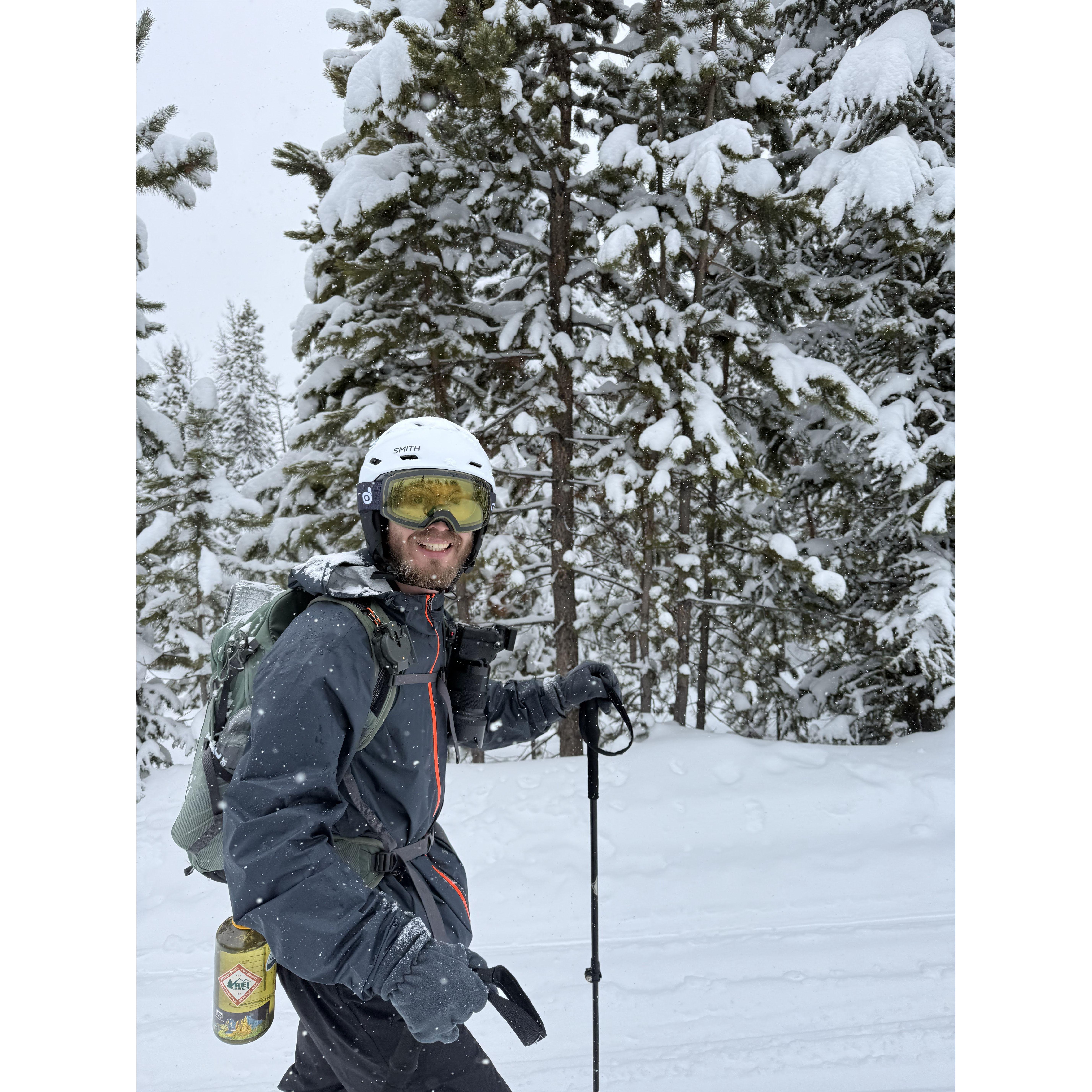 Feb 15: Feeling the stoke... and the warmup burn.