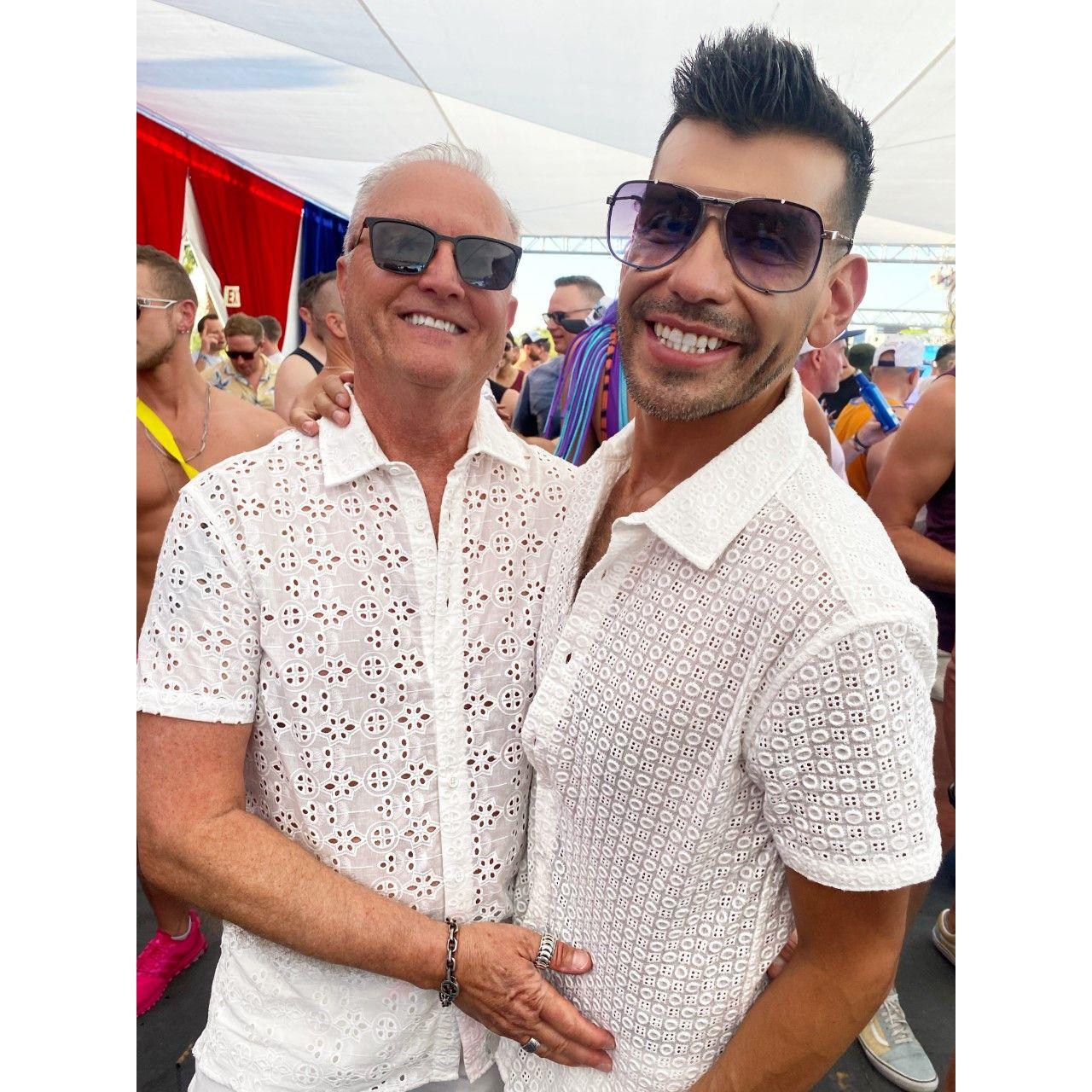 White Party fun. (Palm Springs, CA 2022)