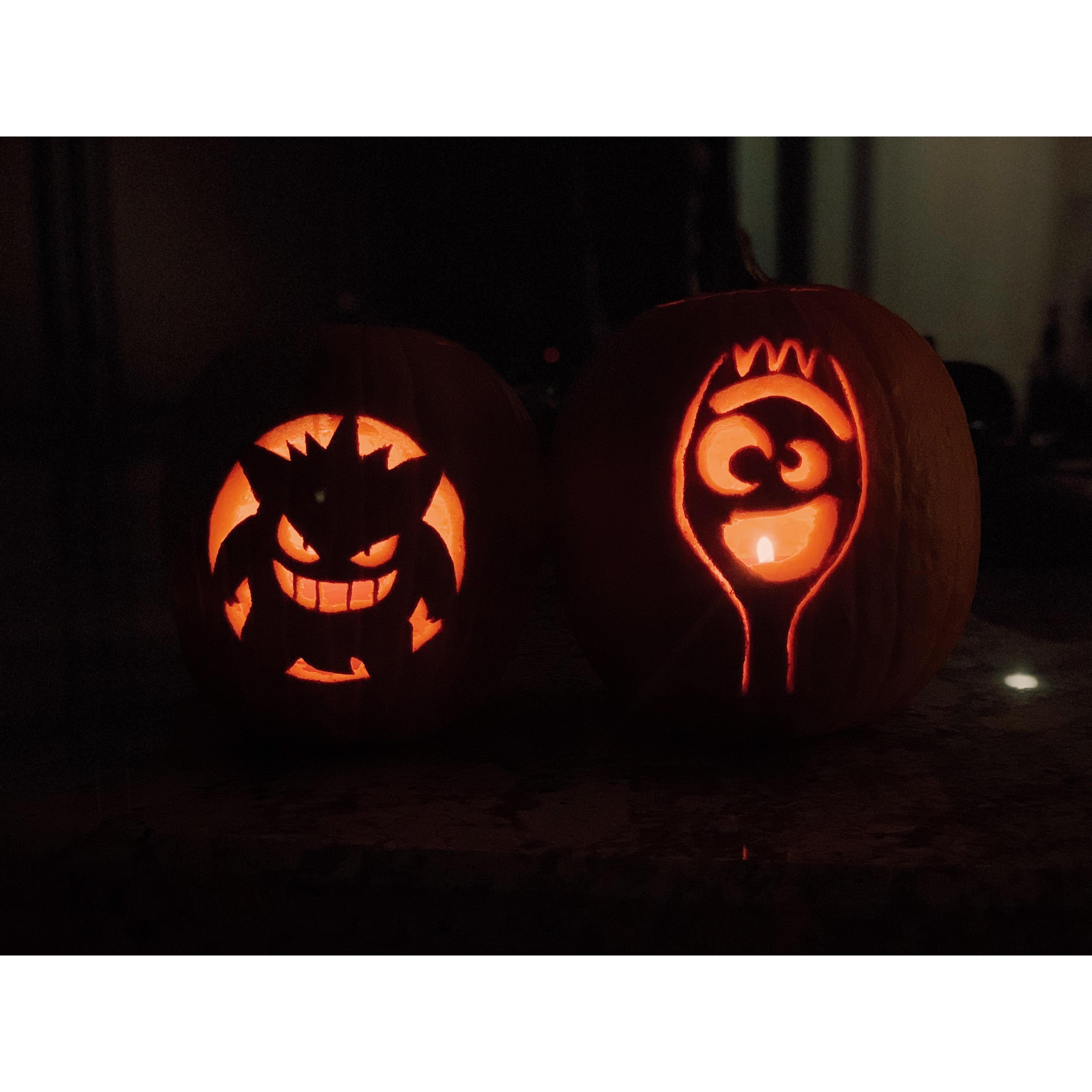 Yuka: Forky | Daniel: Gengar - Halloween 2019