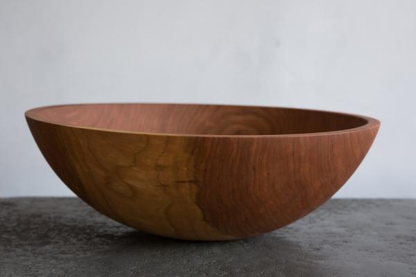 NICKEY KEHOE CHERRY WOOD 17" BOWL