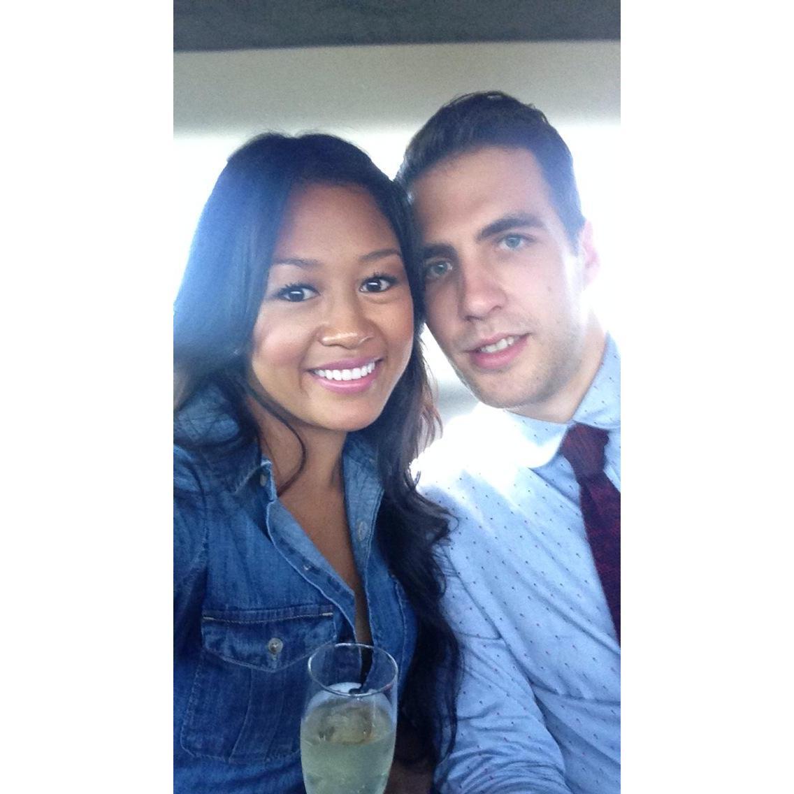 Mom and dad took Raedawn and George to Napa.  One of George's first experiences hanging out and drinking with the Miyagi tribe.