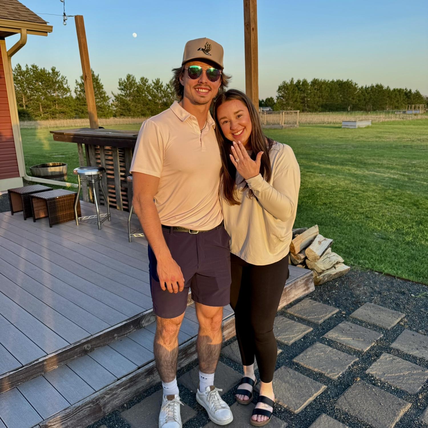 We’re engaged! 🤍
