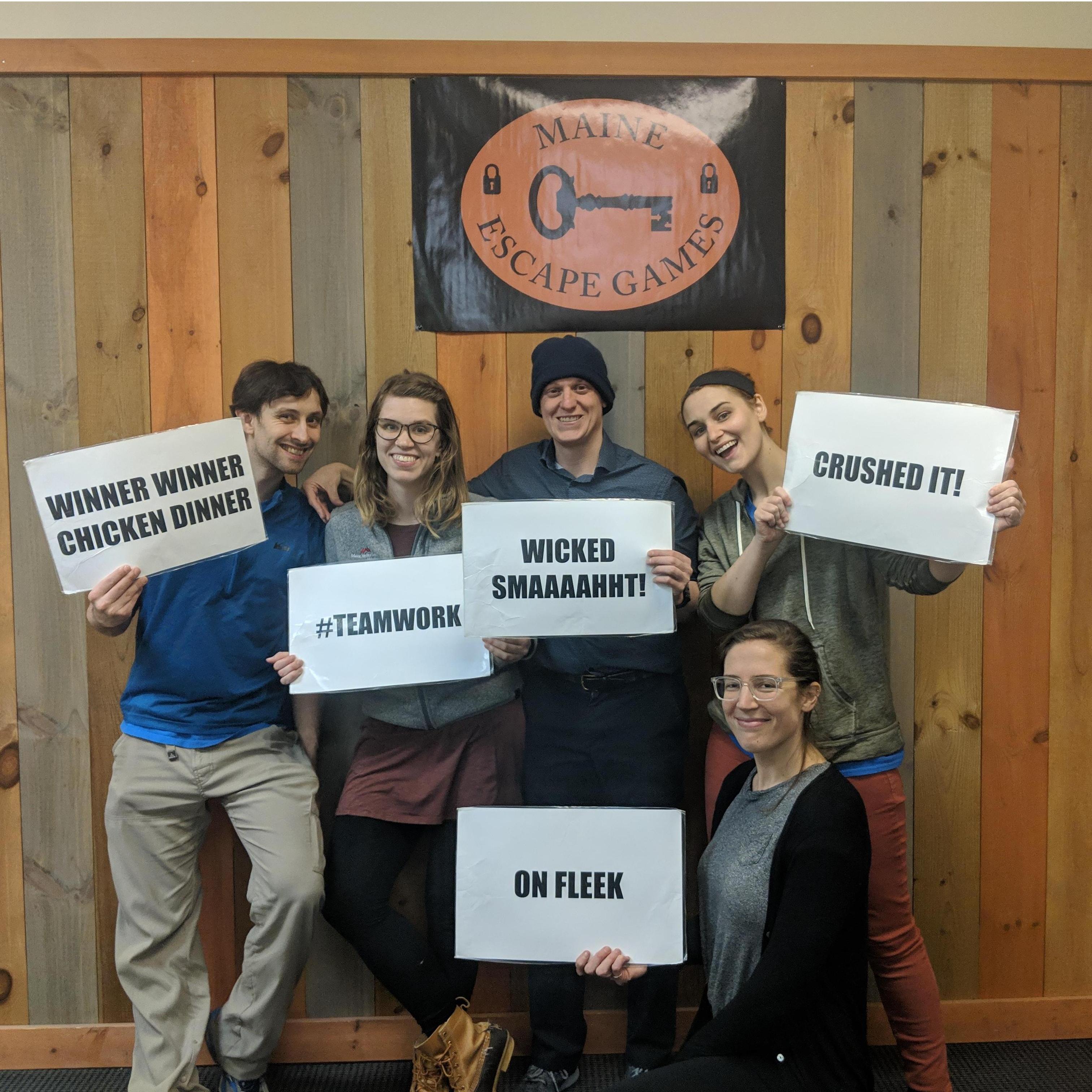 Ryan's first escape room - we made it out!