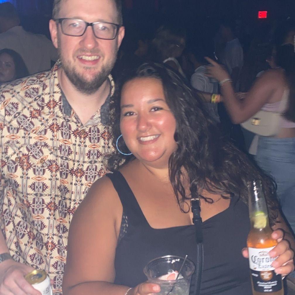 Our first picture as a couple!