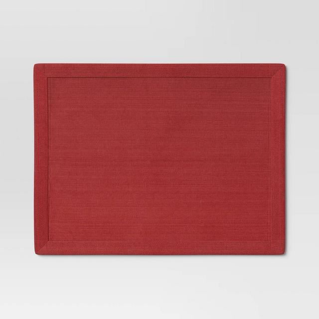 Cotton Solid Placemat Red - Threshold™