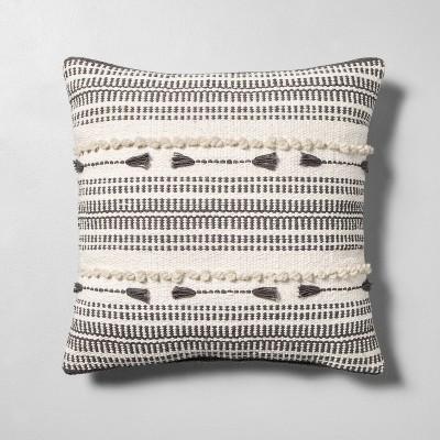 Knotted Throw Pillow Cream / Gray - Hearth & Hand™ with Magnolia