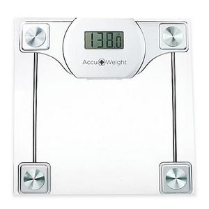 Accuweight Digital Glass Bathroom Scale